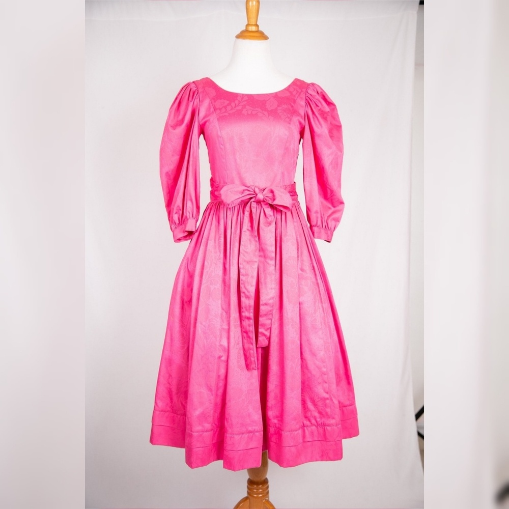 Vintage Laura Ashley Polished Cotton dress